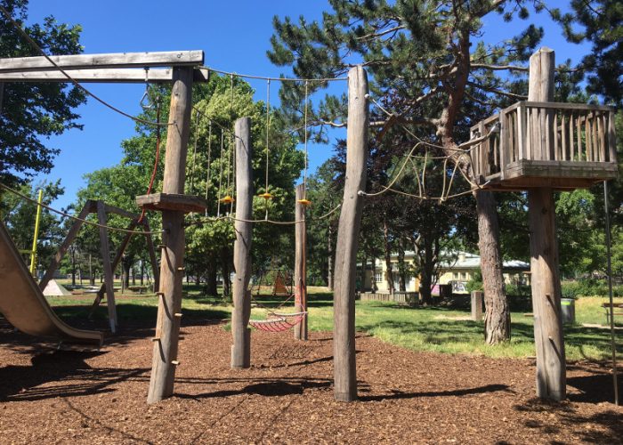 Spielplatz in der Wiener Venediger Au - wirklich etwas Feines